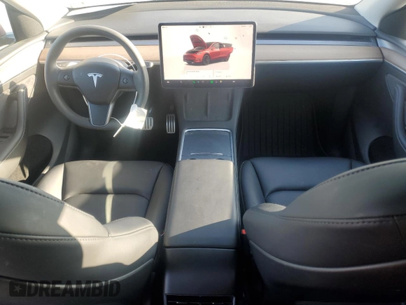 2023 Tesla Model Y Performance with VIN 7SAYGDEF4PF960357, listed as a Copart auction lot 51126105 with 37,252 mi miles and Salvage Title. Bid and sale history available at DreamBid. Image 8.