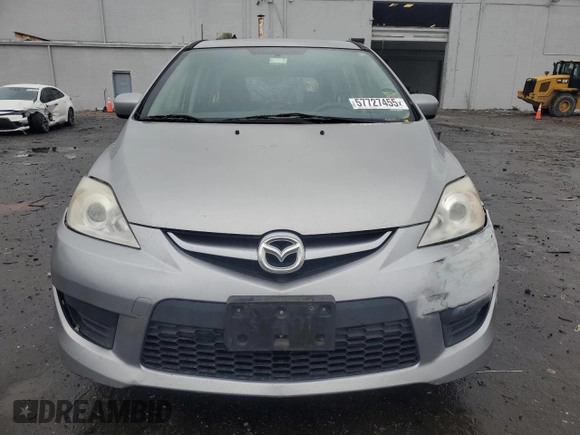 2010 Mazda 5 Sport with VIN JM1CR2WL1A0361299, listed as a Copart auction lot 57727455 with 221,744 mi miles and Clean title. Bid and sale history available at DreamBid. Image 5.