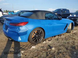 2021 BMW Z4 sDriveM40i with VIN WBAHF9C07MWX29534, listed as a Copart auction lot 73857274 with 0 mi miles and Salvage Title. Bid and sale history available at carsss.com. Image 3.