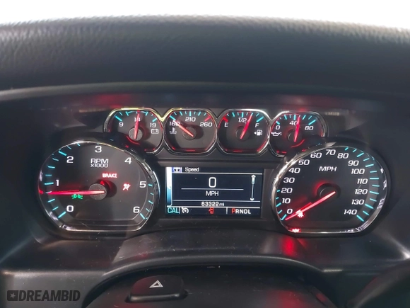 2018 Chevrolet Silverado 1500 LT with VIN 1GCVKREH9JZ188789, listed as a IAAI auction lot 41580133 with 63,322 mi miles. Bid and sale history available at carsss.com. Image 7.