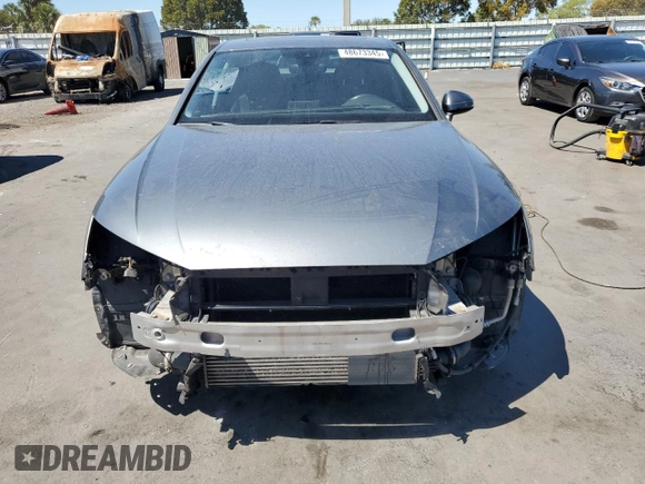 2017 Audi A4 Premium with VIN WAUGNAF45HN015492, listed as a Copart auction lot 48673345 with 74,741 mi miles and Non Repairable. Bid and sale history available at carsss.com. Image 5.