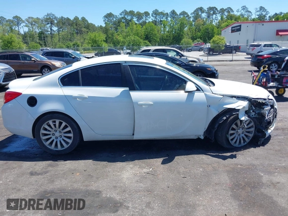 2011 Buick Regal CXL RL6 with VIN W04GU5GC4B1034384, listed as a IAAI auction lot 42053618 with 1 mi miles. Bid and sale history available at carsss.com. Image 12.