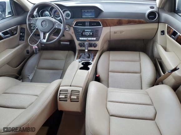 2014 Mercedes-Benz C-Class C 250 Sport with VIN WDDGF4HB5EG240062, listed as a Copart auction lot 52986415 with 136,367 mi miles and Salvage Title. Bid and sale history available at carsss.com. Image 8.