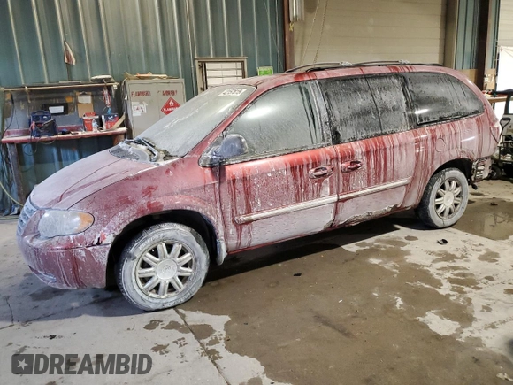 2007 Chrysler Town & Country Touring with VIN 2A4GP54L87R283527, listed as a Copart auction lot 42157815 with 124,655 mi miles and Salvage Title. Bid and sale history available at DreamBid. Image 1.