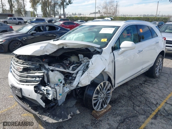 2018 Cadillac XT5 Premium Luxury FWD with VIN 1GYKNERS7JZ244022, listed as a IAAI auction lot 41477926 with 59,862 mi miles. Bid and sale history available at carsss.com. Image 17.