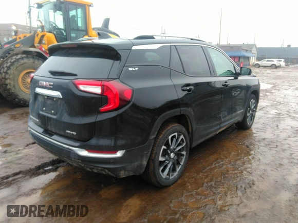 2023 GMC Terrain SLT with VIN 3GKALVEG5PL240709, listed as a IAAI auction lot 41496960 with 22,636 mi miles and . Bid and sale history available at carsss.com. Image 4.