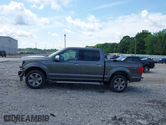 2018 Ford F-150 XL with VIN 1FTEW1E50JFD58356, listed as a IAAI auction lot 42456741 with 153,332 mi miles and . Bid and sale history available at DreamBid. Image 15.