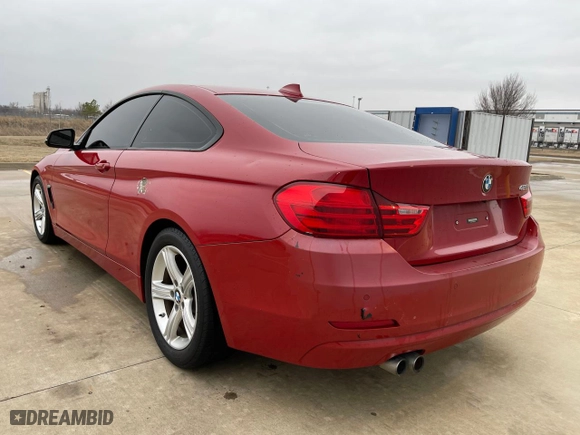 2014 BMW 4 Series 428i with VIN WBA3N7C59EK221636, listed as a Copart auction lot 45785665 with 65,639 mi miles and Clean Title. Bid and sale history available at carsss.com. Image 3.
