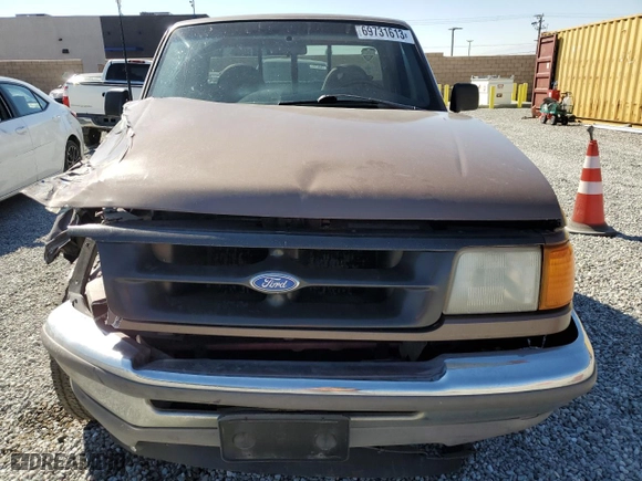 1995 Ford Ranger Splash with VIN 1FTCR10A6SPA57427, listed as a Copart auction lot 69731613 with 222,655 mi miles and Salvage Title. Bid and sale history available at carsss.com. Image 5.
