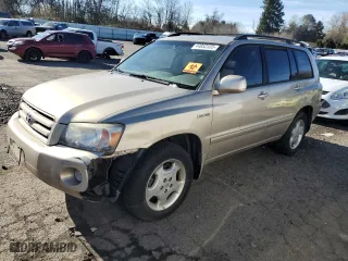 2006 Toyota Highlander w/3rd Row with VIN JTEEP21A160155472, listed as a Copart auction lot 44852335 with 0 mi miles and Clean Title. Bid and sale history available at carsss.com. Image 1.