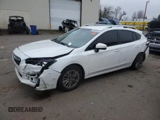 2018 Subaru Impreza Premium with VIN 4S3GTAD69J3748983, listed as a Copart auction lot 88934645 with 93,754 mi miles and Salvage Title. Bid and sale history available at carsss.com. Image 1.
