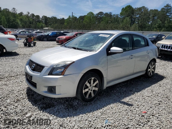2012 Nissan Sentra S with VIN 3N1AB6AP9CL700753, listed as a Copart auction lot 53026935 with 120,138 mi miles and Salvage Title. Bid and sale history available at DreamBid. Image 1.