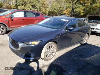 2020 Mazda 3 Preferred Package with VIN 3MZBPADL8LM129455, listed as a Copart auction lot 80411754 with 54,737 mi miles and Salvage Title. Bid and sale history available at carsss.com. Image 1.