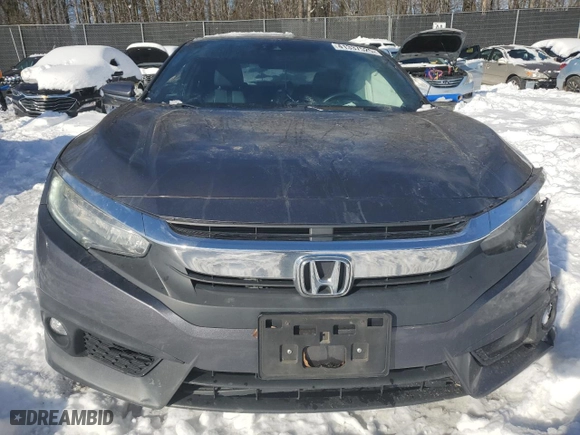 2016 Honda Civic Coupe Touring with VIN 2HGFC3B90GH355630, listed as a Copart auction lot 41337525 with 135,590 mi miles and Clean Title. Bid and sale history available at carsss.com. Image 5.