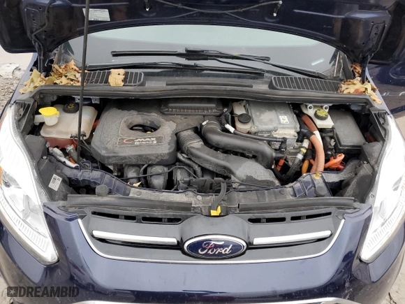 2017 Ford C-Max Energi Titanium with VIN 1FADP5FU7HL100195, listed as a Copart auction lot 37311083 with 101,355 mi miles. Bid and sale history available at carsss.com. Image 12.