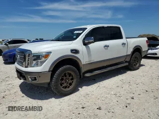 2017 Nissan Titan SL with VIN 1N6AA1E68HN510418, listed as a Copart auction lot 55175085 with 86,158 mi miles and Clean title. Bid and sale history available at DreamBid. Image 1.