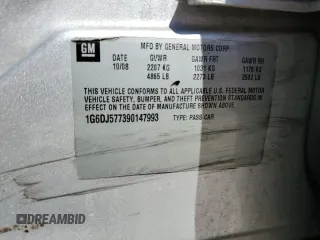 2009 Cadillac CTS RWD с VIN 1G6DJ577390147993, выставлен на аукционе Copart как лот 48491925 с пробегом 124 604 миль миль и Списание • Salvage title. История ставок и продаж доступна на DreamBid. Изображение 13.