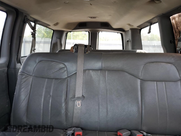 2012 Chevrolet Express Passenger LS with VIN 1GAWGPFG8C1172416, listed as a Copart auction lot 55039425 with 59,542 mi miles and Clean title. Bid and sale history available at DreamBid. Image 10.