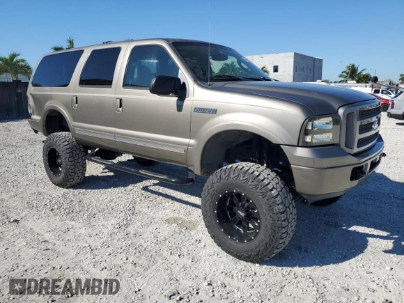2005 Ford Excursion Limited с VIN 1FMNU43S55EB45717, выставлен на аукционе Copart как лот 47035815 с пробегом 140 723 миль миль и Списание • Salvage title. История ставок и продаж доступна на DreamBid. Изображение 4.