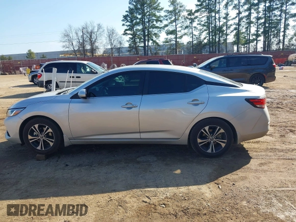 2022 Nissan Sentra SV z VIN 3N1AB8CV6NY230923, wystawiony jako IAAI lot #41455204 z przebiegiem 58 640 mil mil oraz . Historia ofert i sprzedaży dostępna na DreamBid. Obrazek 14.
