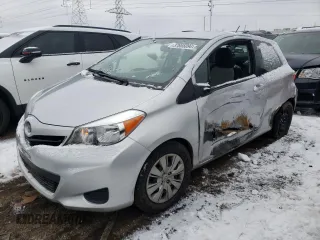 2014 Toyota Yaris L with VIN JTDJTUD34ED596768, listed as a Copart auction lot 61796284 with 88,801 mi miles and Salvage Title. Bid and sale history available at carsss.com. Image 1.