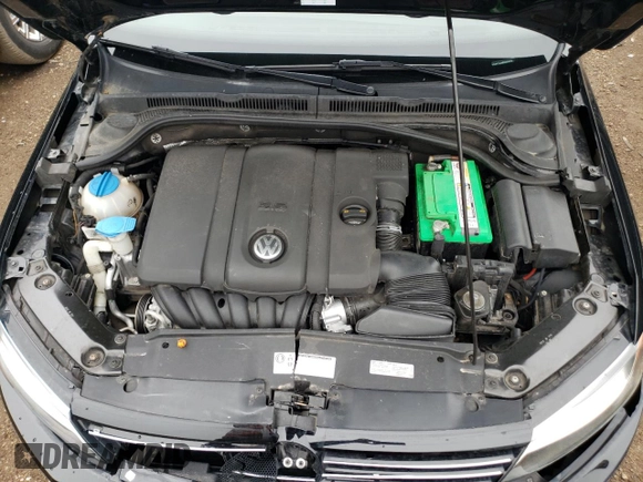 2013 Volkswagen Jetta SE with VIN 3VWDX7AJ3DM360070, listed as a Copart auction lot 55623855 with 75,104 mi miles and Salvage title. Bid and sale history available at DreamBid. Image 11.