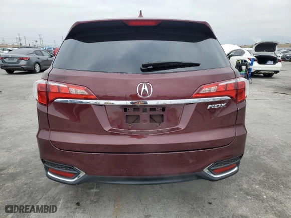 2018 Acura RDX with VIN 5J8TB3H38JL009344, listed as a Copart auction lot 42872025 with 103,367 mi miles and Salvage Title. Bid and sale history available at carsss.com. Image 6.