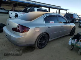 2004 Infiniti G35 Sedan w/Leather with VIN JNKCV51E24M611120, listed as a Copart auction lot 87978525 with 238,053 mi miles and Salvage Title. Bid and sale history available at carsss.com. Image 3.