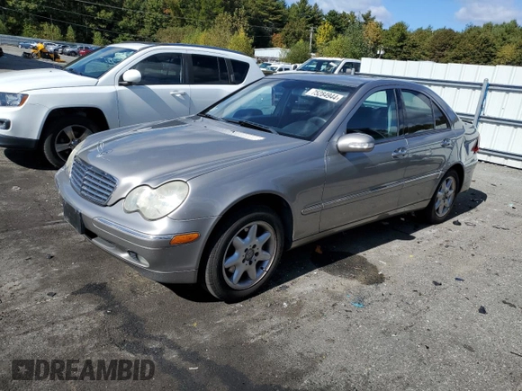 2004 Mercedes-Benz C 320 with VIN WDBRF64J54F538237, listed as a Copart auction lot 75284944 with 123,170 mi miles and Salvage Title. Bid and sale history available at DreamBid. Image 1.