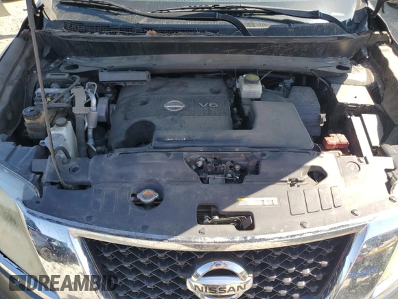 2016 Nissan Pathfinder Platinum with VIN 5N1AR2MM7GC650645, listed as a Copart auction lot 55783425 with 152,320 mi miles and Salvage title. Bid and sale history available at DreamBid. Image 12.