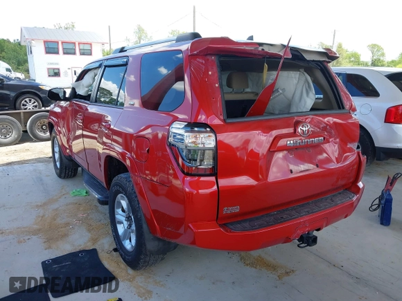 2021 Toyota 4Runner SR5 with VIN JTEEU5JR9M5232380, listed as a IAAI auction lot 42270096 with 84,329 mi miles and . Bid and sale history available at DreamBid. Image 3.