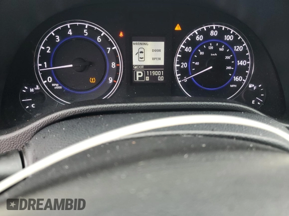 2008 Infiniti G35 x with VIN JNKBV61F98M250100, listed as a Copart auction lot 73123664 with 119,001 mi miles and Salvage Title. Bid and sale history available at DreamBid. Image 9.