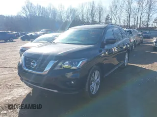 2018 Nissan Pathfinder S with VIN 5N1DR2MN0JC675254, listed as a IAAI auction lot 41492432 with 66,571 mi miles and . Bid and sale history available at DreamBid. Image 17.