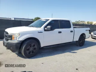 2018 Ford F-150 XL with VIN 1FTFW1E58JFA47293, listed as a Copart auction lot 53405735 with 201,840 mi miles and Clean Title. Bid and sale history available at carsss.com. Image 1.