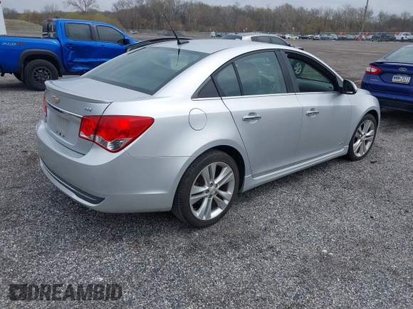 2011 Chevrolet Cruze LTZ with VIN 1G1PH5S95B7244973, listed as a IAAI auction lot 41962705 with 89,559 mi miles and . Bid and sale history available at DreamBid. Image 4.