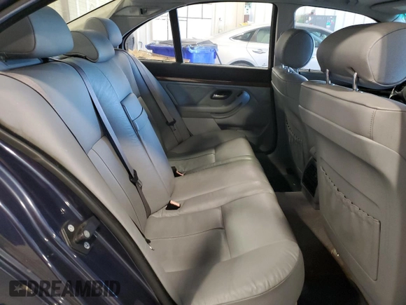 2003 BMW 5 Series 530iA with VIN WBADT63433CK32991, listed as a Copart auction lot 46461185 with 177,488 mi miles and Salvage Title. Bid and sale history available at carsss.com. Image 10.