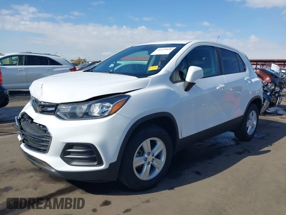 2019 Chevrolet Trax LS with VIN 3GNCJNSB9KL357213, listed as a IAAI auction lot 41437858 with 74,589 mi miles. Bid and sale history available at carsss.com. Image 17.