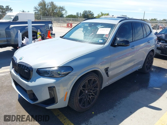 2022 BMW X3 M with VIN 5YM13EC03N9L12134, listed as a IAAI auction lot 41808715 with 40,064 mi miles. Bid and sale history available at carsss.com. Image 19.