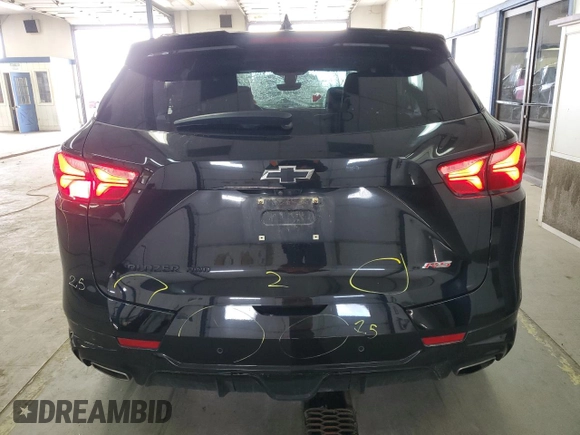 2021 Chevrolet Blazer RS с VIN 3GNKBKRS1MS522144, выставлен на аукционе Copart как лот 50639635 с пробегом 43 593 миль миль и Списание • Salvage title. История ставок и продаж доступна на DreamBid. Изображение 6.