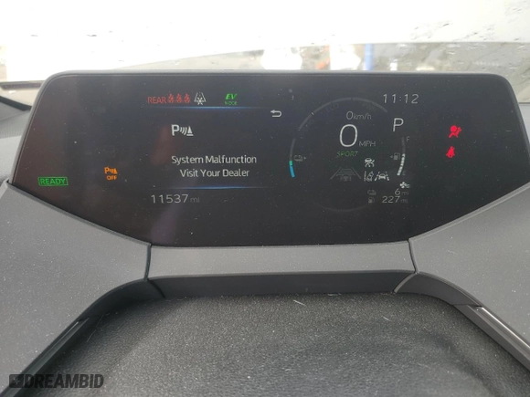 2023 Toyota Prius Prime SE with VIN JTDACACU3P3005444, listed as a Copart auction lot 41451305 with 11,537 mi miles and Salvage Title. Bid and sale history available at carsss.com. Image 9.
