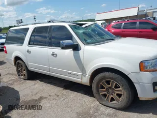 2015 Ford Expedition Max Platinum with VIN 1FMJK1MTXFEF30329, listed as a IAAI auction lot 42410300 with 184,119 mi miles and . Bid and sale history available at DreamBid. Image 14.