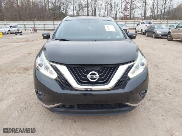 2015 Nissan Murano SV with VIN 5N1AZ2MH7FN281307, listed as a IAAI auction lot 41783282 with 212,111 mi miles. Bid and sale history available at carsss.com. Image 6.
