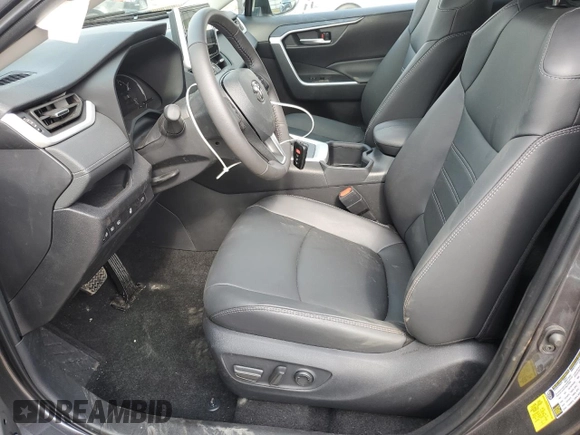 2025 Toyota RAV4 XLE Premium with VIN 2T3A1RFV6SC506604, listed as a Copart auction lot 54878595 with 278 mi miles and Salvage title. Bid and sale history available at DreamBid. Image 7.