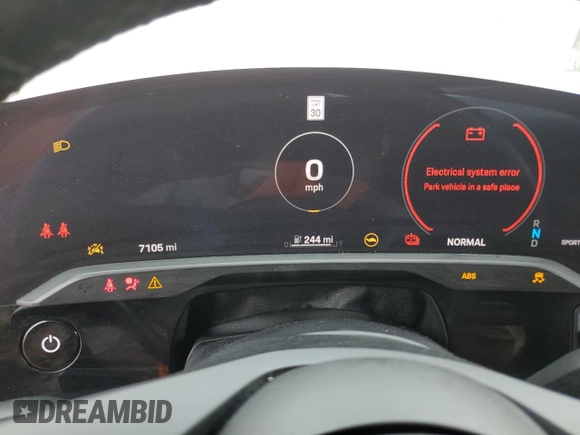 2021 Porsche Taycan with VIN WP0AA2Y17MSA16879, listed as a Copart auction lot 44595125 with 7,105 mi miles and Non repairable. Bid and sale history available at DreamBid. Image 9.