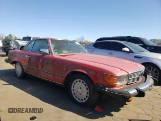 1983 Mercedes-Benz 380 SL with VIN WDBBA45A5DB022728, listed as a Copart auction lot 49351765 with 167,150 mi miles and Clean Title. Bid and sale history available at carsss.com. Image 4.
