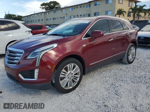 2017 Cadillac XT5 Premium Luxury FWD with VIN 1GYKNCRS4HZ108414, listed as a Copart auction lot 47059375 with 62,259 mi miles and Salvage Title. Bid and sale history available at DreamBid. Image 1.