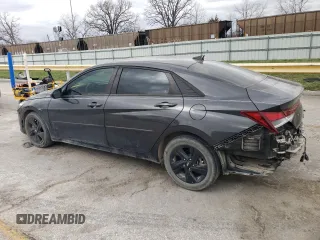 2022 Hyundai Elantra SEL with VIN 5NPLM4AG4NH061429, listed as a Copart auction lot 49310885 with 24,757 mi miles and Salvage Title. Bid and sale history available at DreamBid. Image 2.
