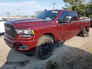 2023 Ram 2500 Big Horn with VIN 3C6UR5DJ9PG527653, listed as a Copart auction lot 83048244 with 21,000 mi miles and Salvage Title. Bid and sale history available at carsss.com. Image 1.