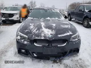 2014 BMW 5 Series 535d with VIN WBAXA5C52ED690024, listed as a Copart auction lot 41635045 with 95,582 mi miles and Salvage Title. Bid and sale history available at carsss.com. Image 5.