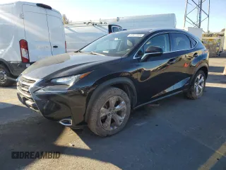 2017 Lexus NX 300h with VIN JTJBJRBZ4H2052654, listed as a Copart auction lot 82827884 with 125,711 mi miles and Salvage Title. Bid and sale history available at DreamBid. Image 1.